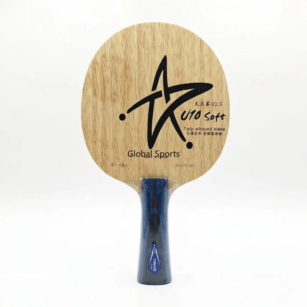 YINHE Uranus U10S Soft Table Tennis Blade 7-Ply All Wood Ping Pong Paddle for All-Round Control