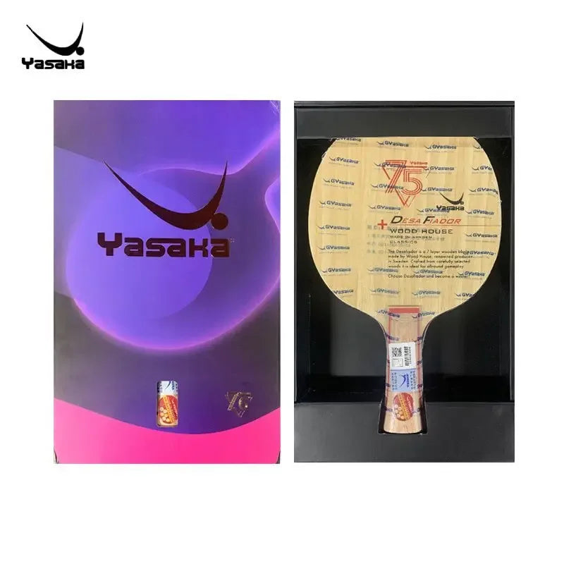 YASAKA 75th Anniversary Challenger Table Tennis Blade 7-Ply All Wood Ping Pong Paddle with Box