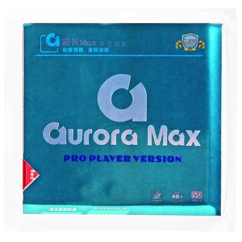729 Friendship Aurora Max Table Tennis Rubber Non-Tacky Ping Pong Rubber with Sponge