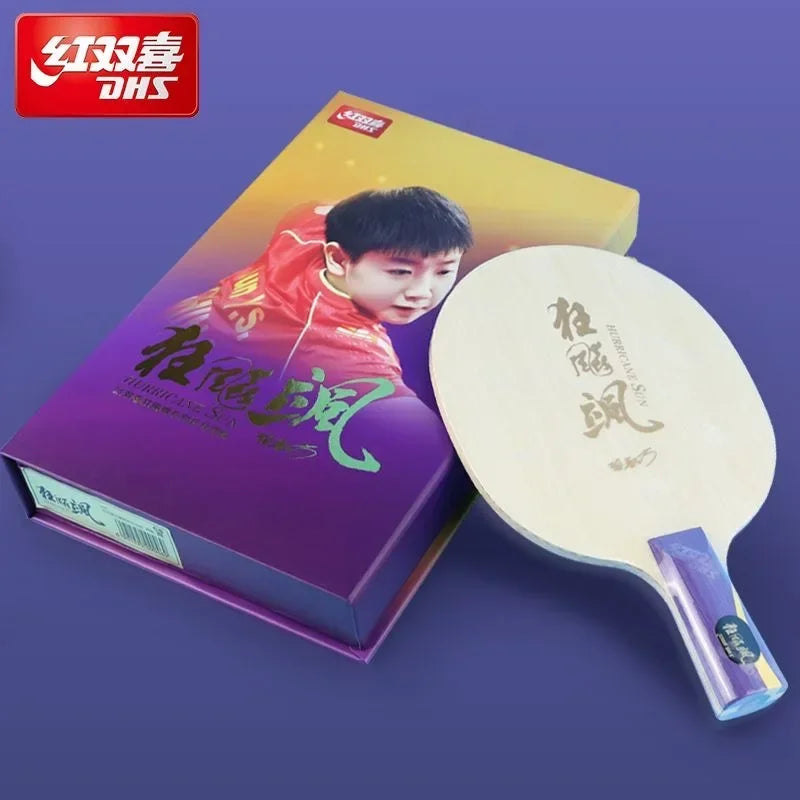 Original DHS Hurricane Sa Table Tennis Blade 5 Wood 2 AC OFF++ PingPong Blade of Sun Yingsha World Champion with Original Box