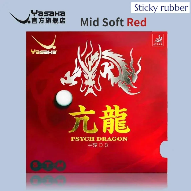 YASAKA PSYCH DRAGON Tischtennisbelag Klebrige Noppen innen Tischtennisbelag Weicher oder harter Schwamm