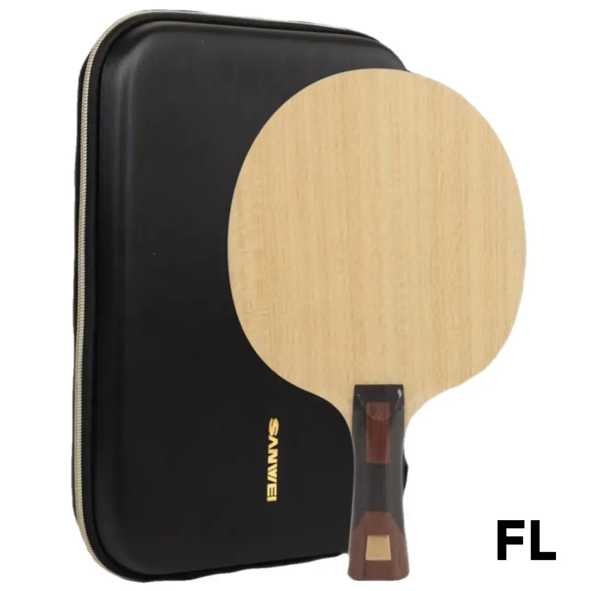 SANWEI Super 75 PBO Carbon Table Tennis Blade Golden 75 PRO Gold Ping Pong Paddle with Racket Case