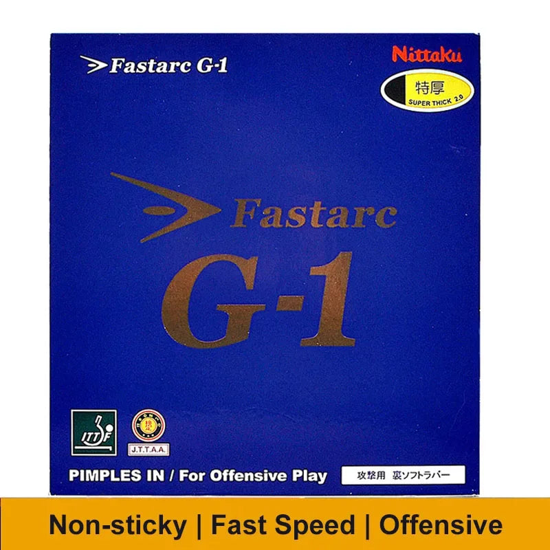 Nittaku Fastarc G1 C1 P1 S1 Tischtennisbelag Nicht klebrige Tischtennisgummiplatte