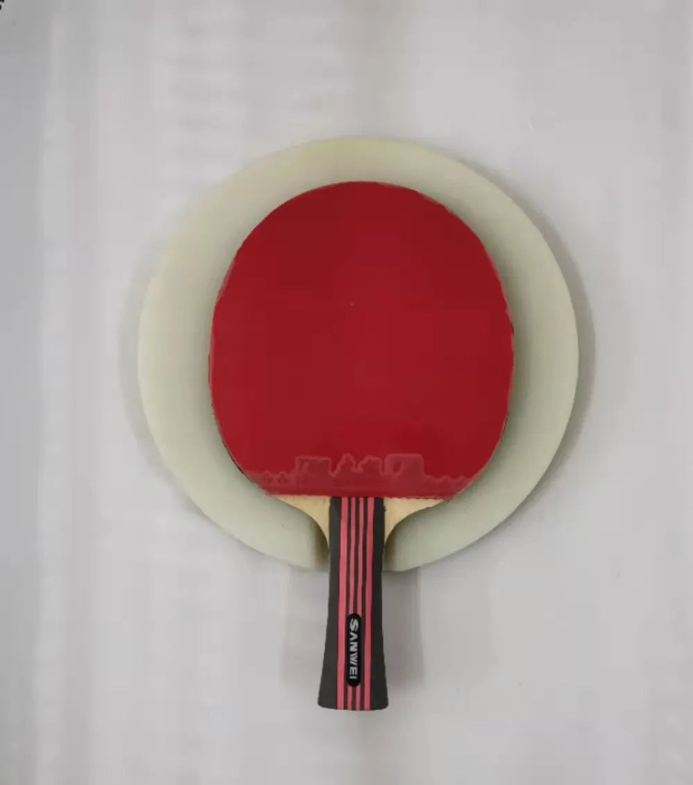 SANWEI Table Tennis Rubber Cutting Table Rotary Platform DIY Ping Pong Racket Assembly Tool