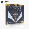 LOKI RXTON 3 Red Sticky PRO Table Tennis Rubber Tacky Ping Pong Rubber with Sponge