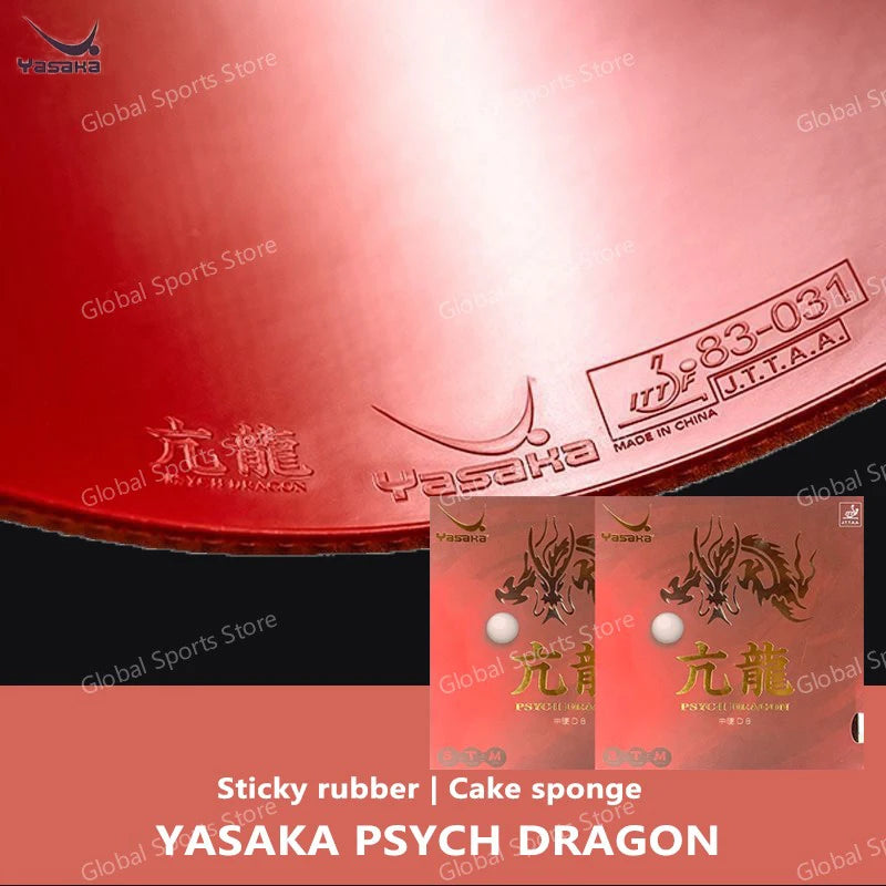 YASAKA PSYCH DRAGON Tischtennisbelag Klebrige Noppen innen Tischtennisbelag Weicher oder harter Schwamm
