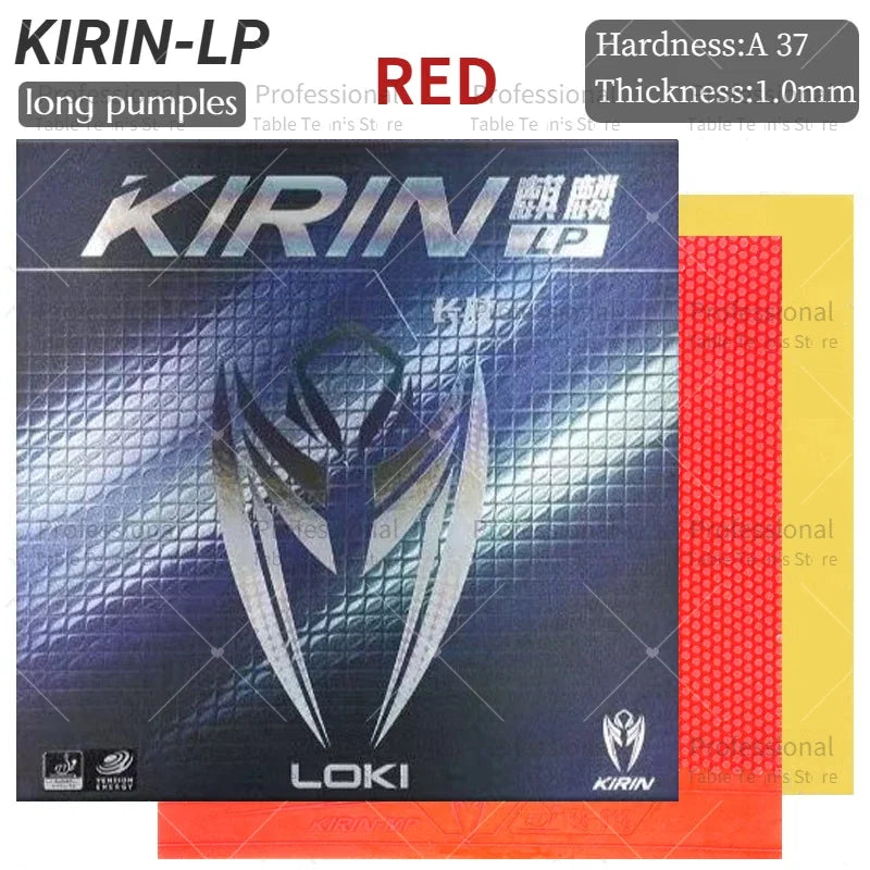 LOKI KIRIN Pimples-Out Table Tennis Rubber SP/MP/LP Pips Out Ping Pong Rubber Sheet with Pre-tuned Sponge Long Pimples Rubber