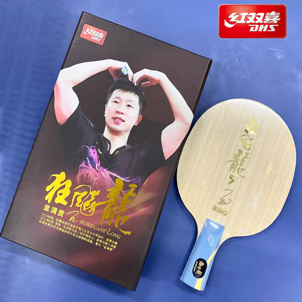 DHS Hurricane Long 5 Golden Slam Table Tennis Blade Gold Special Version Ma Long Ping Pong Paddle