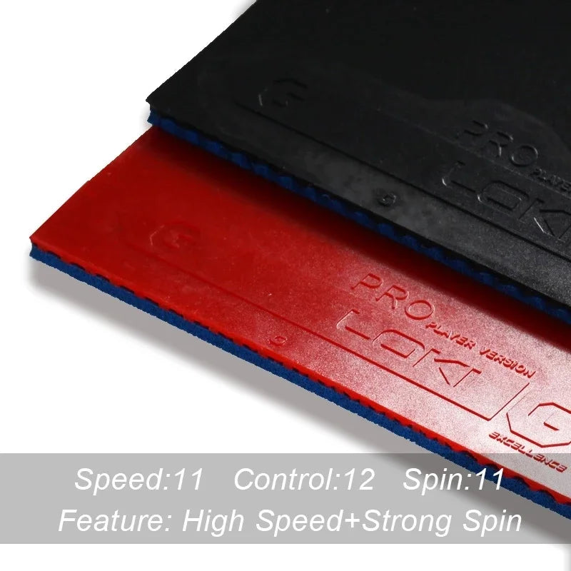 Original LOKI GTX Professional Sticky Table Tennis Rubber Strong Spin High Elastic Blue Sponge Pips in Ping pong Rubber