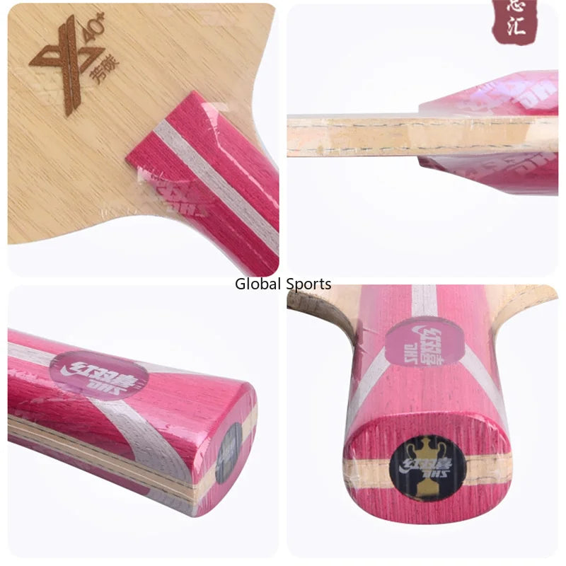 DHS Fang Bo 2X BO X Table Tennis Blade Arylate Carbon Ping Pong Paddle for Offensive Play with Box