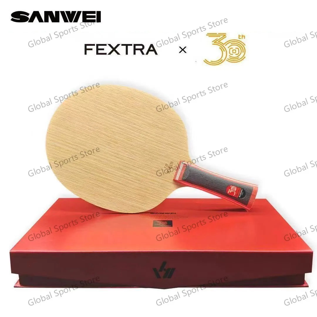 SANWEI FEXTRA 7 30th Table Tennis Blade  FEXTRA Ⅶ Anniversary Edition Table Tennis Racket Professional 7 Layer Pure Wood