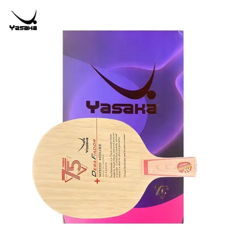 YASAKA 75th Anniversary Challenger Table Tennis Blade 7-Ply All Wood Ping Pong Paddle with Box