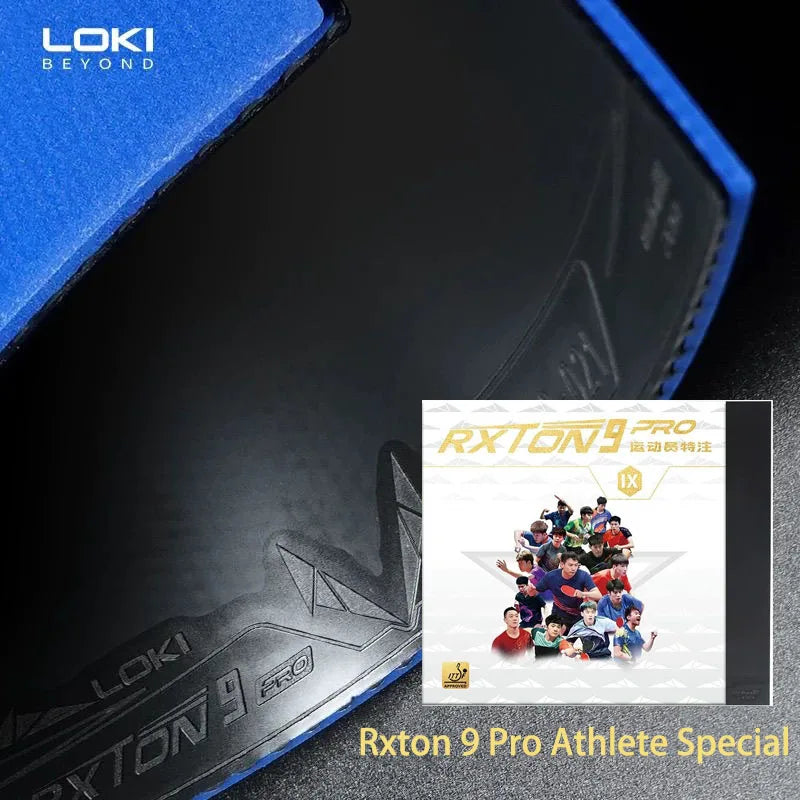 Original LOKI Rxton 9 PRO Special  Table Tennis Rubber Pips-in Stickiness Ping Pong Rubber Blue Sponge Athletes Special Rubber