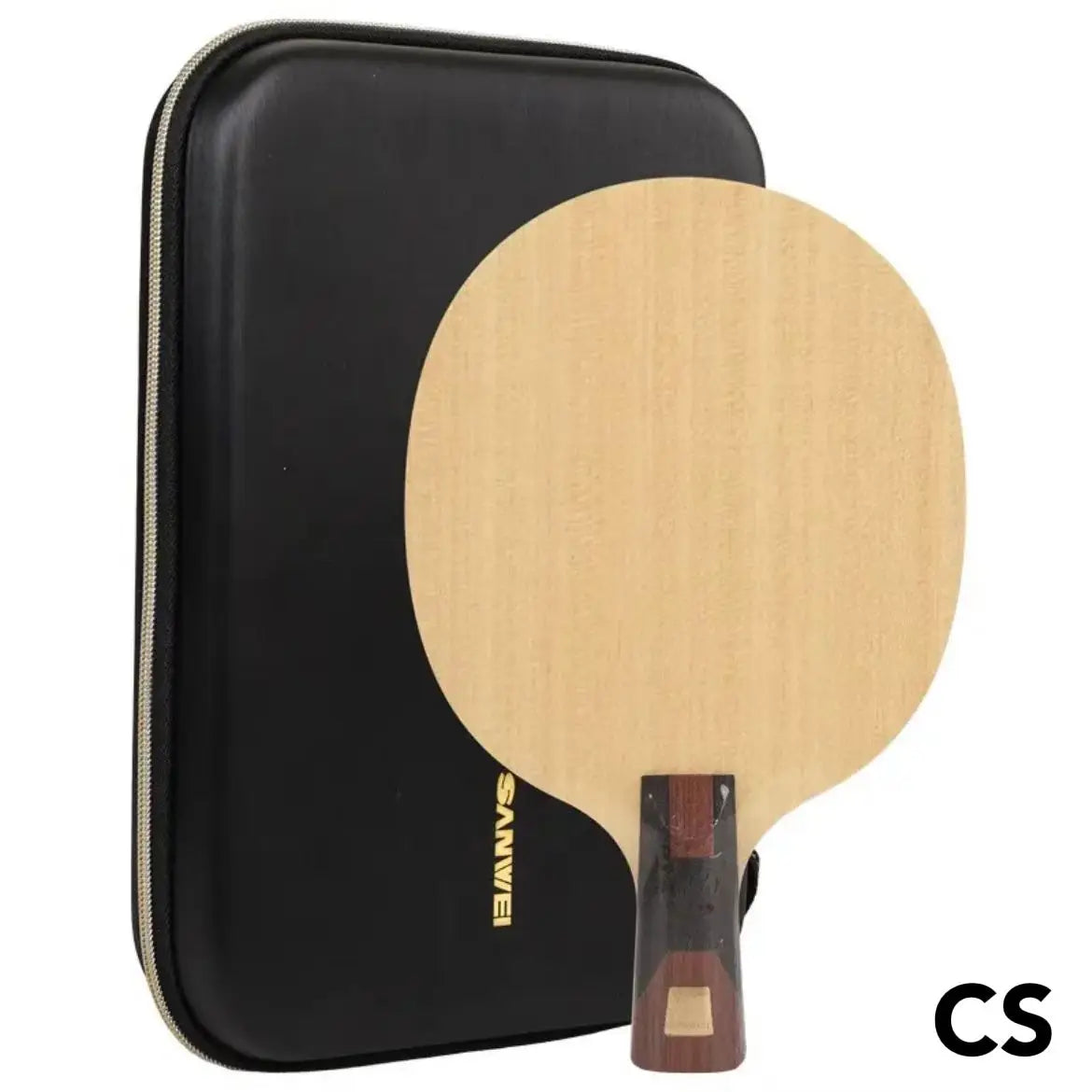 SANWEI Super 75 PBO Carbon Table Tennis Blade Golden 75 PRO Gold Ping Pong Paddle with Racket Case