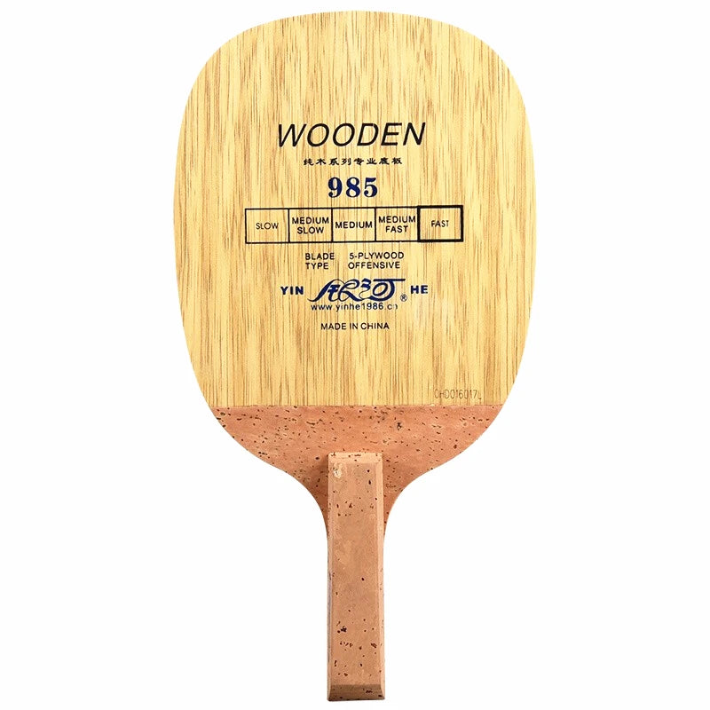 YINHE 985 Table Tennis Blade 5-Ply Wood Japanese Penhold Ping Pong Paddle for Fast Attack