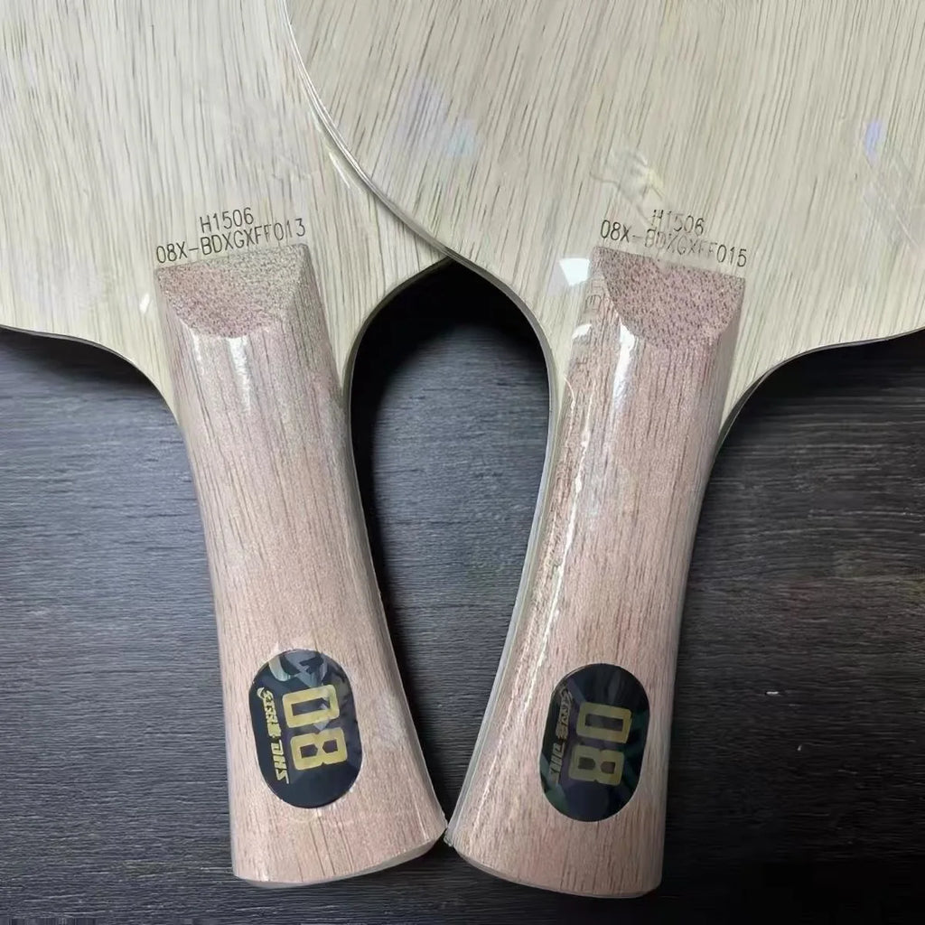 DHS 08X Table Tennis Blade 5 Wood 2 Carbon Fiber Defensive Ping Pong Paddle for Choppers with Box