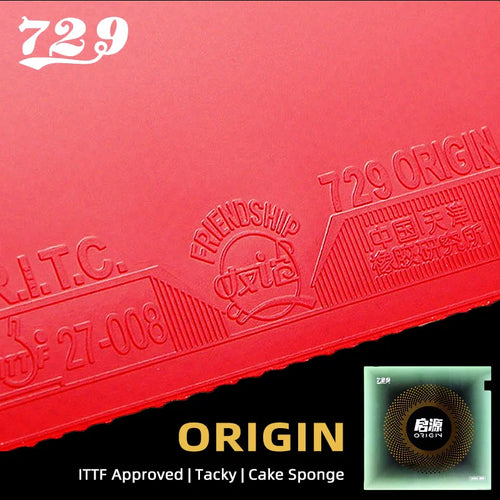729 Friendship Origin Table Tennis Rubber Tacky Ping Pong Rubber for Loop Drive