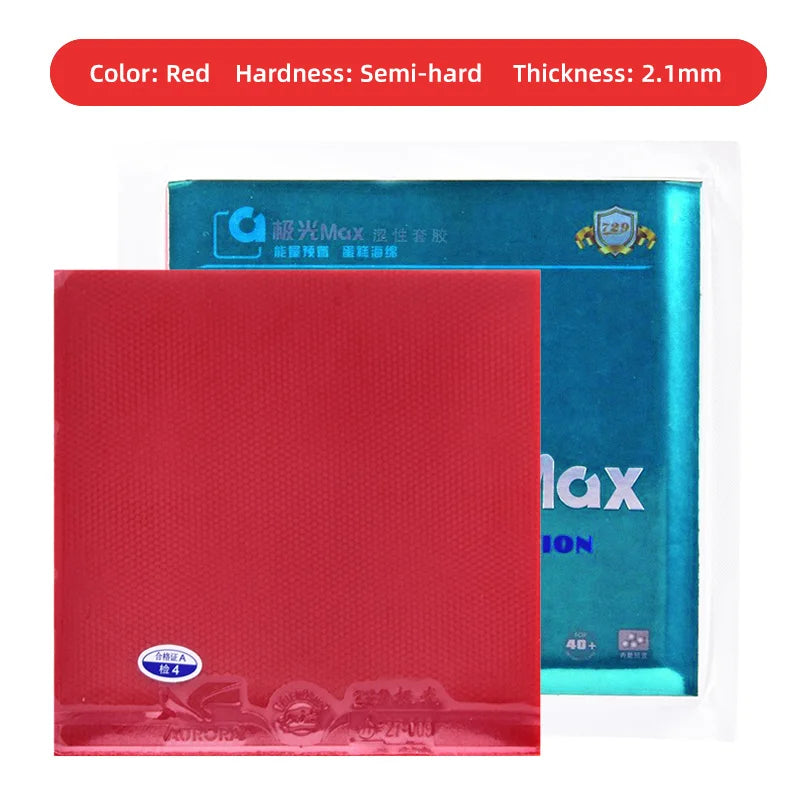 729 Friendship Aurora Max Table Tennis Rubber Non-Tacky Ping Pong Rubber with Sponge