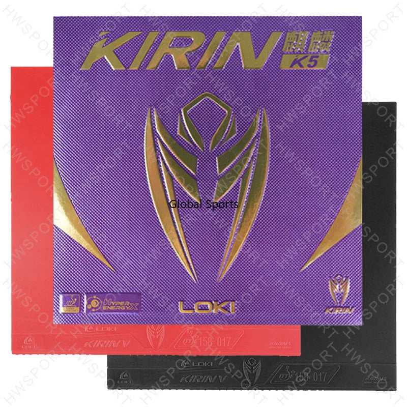 LOKI Kirin K5 Tischtennisbelag Nicht klebriger Tischtennisbelag mit vorgestimmtem Loxa Schwamm