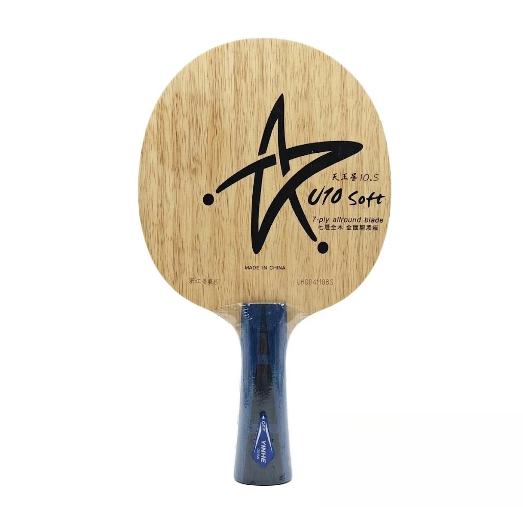 YINHE Uranus U10S Soft Table Tennis Blade 7-Ply All Wood Ping Pong Paddle for All-Round Control