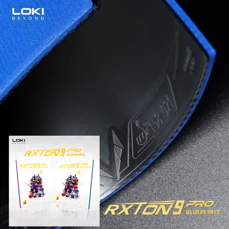 LOKI RXTON 9 PRO Table Tennis Rubber Tacky Pips-In Ping Pong Rubber with High Elasticity Sponge