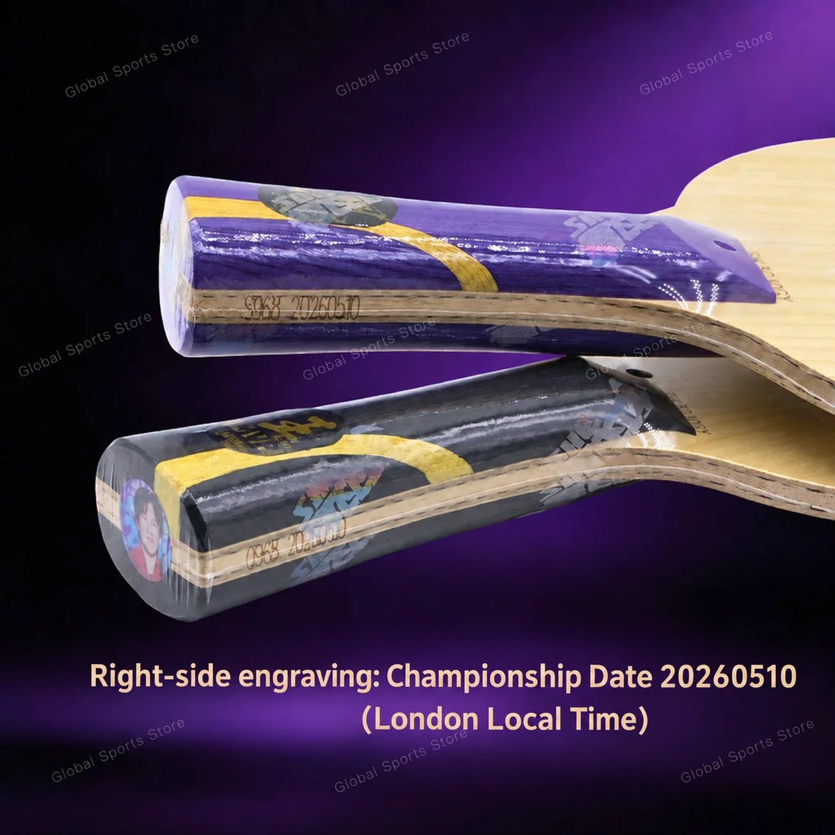 DHS MVP 968 Table Tennis Blade Hurricane Wang Q968 Hurricane S968 Collector Edition Ping Pong Racket with Presentation Box