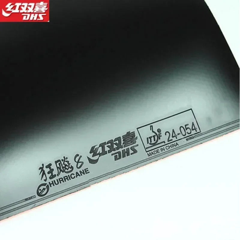 DHS Hurricane 8 H8 Table Tennis Rubber Pips-In Ping Pong Rubber with Large Pore Sponge