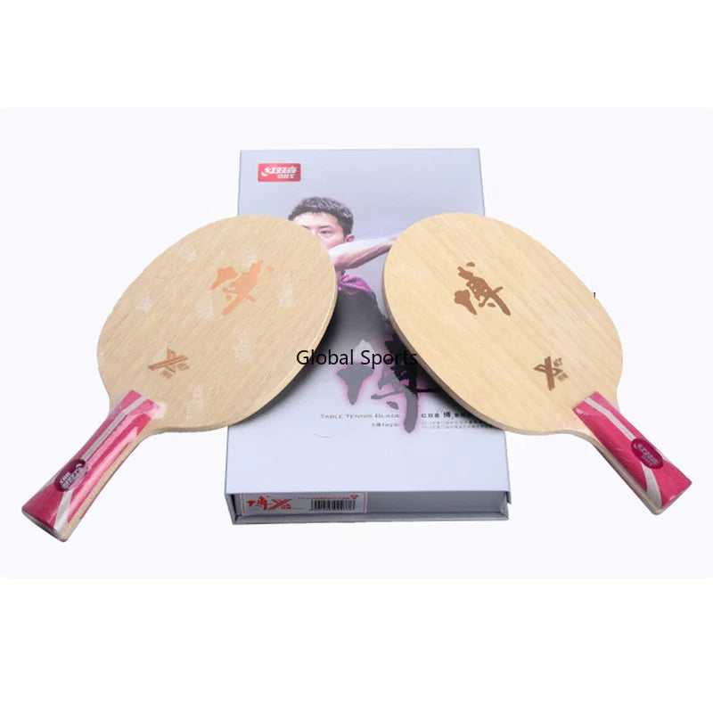 DHS Fang Bo 2X BO X Table Tennis Blade Arylate Carbon Ping Pong Paddle for Offensive Play with Box