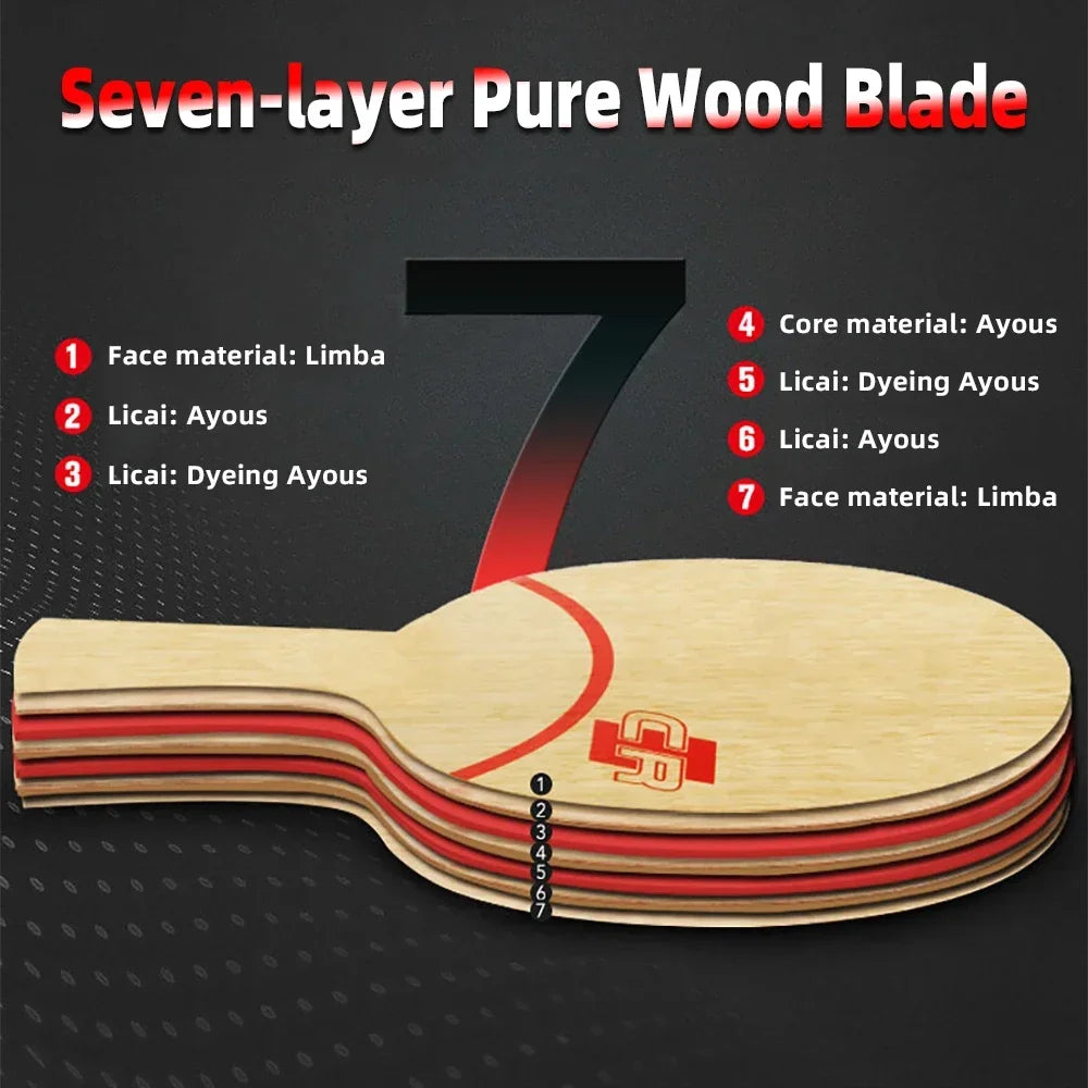Original STIGA CL CR WRB Table Tennis Blade  Allround 7 Ply Ping Pong Paddle CRWRB Pure Wood Blade