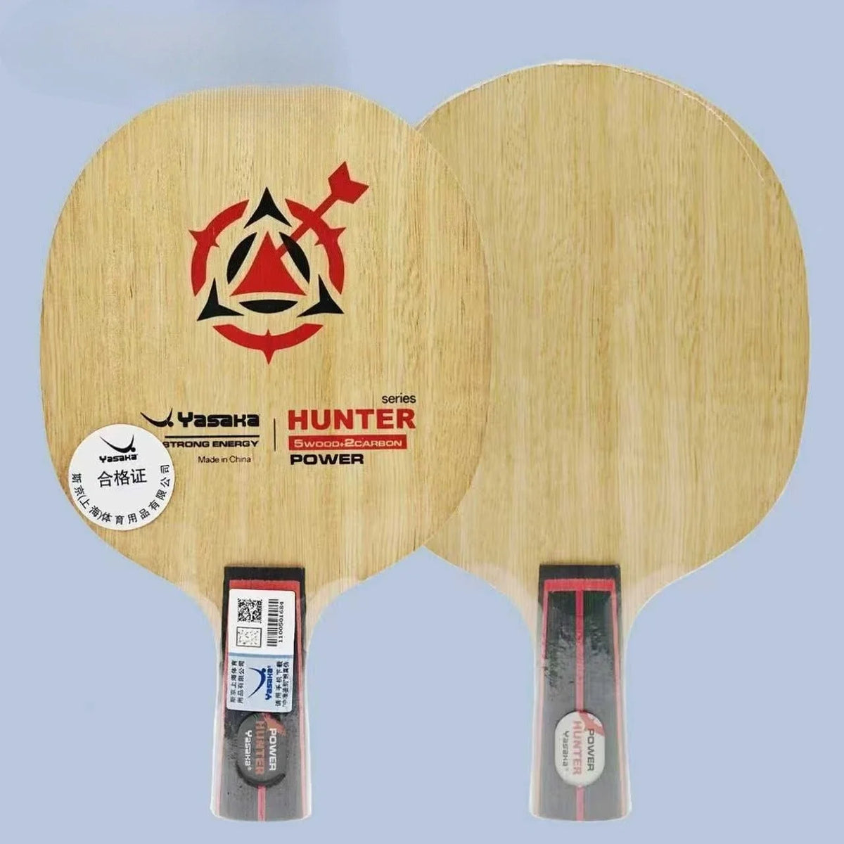 YASAKA Hunter Table Tennis Blade Speed or Power Carbon Fiber Ping Pong Paddle FL CS