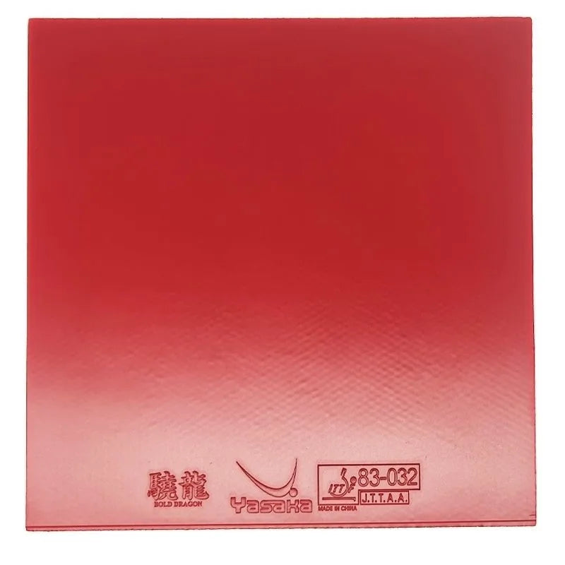 YASAKA BOLD DRAGON Spezial-Tischtennisbelag Klebrige Noppen innen MAX Weicher Schwamm Rot oder Schwarz