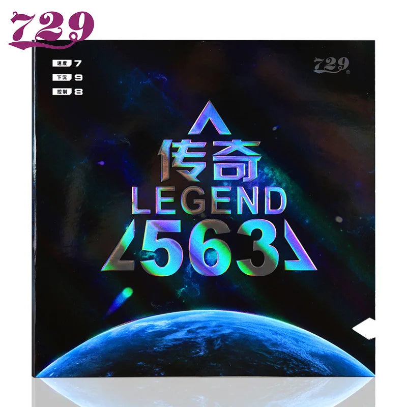 729 Friendship Legend 563-SP Table Tennis Rubber Pimples-Out Ping Pong Rubber with Sponge