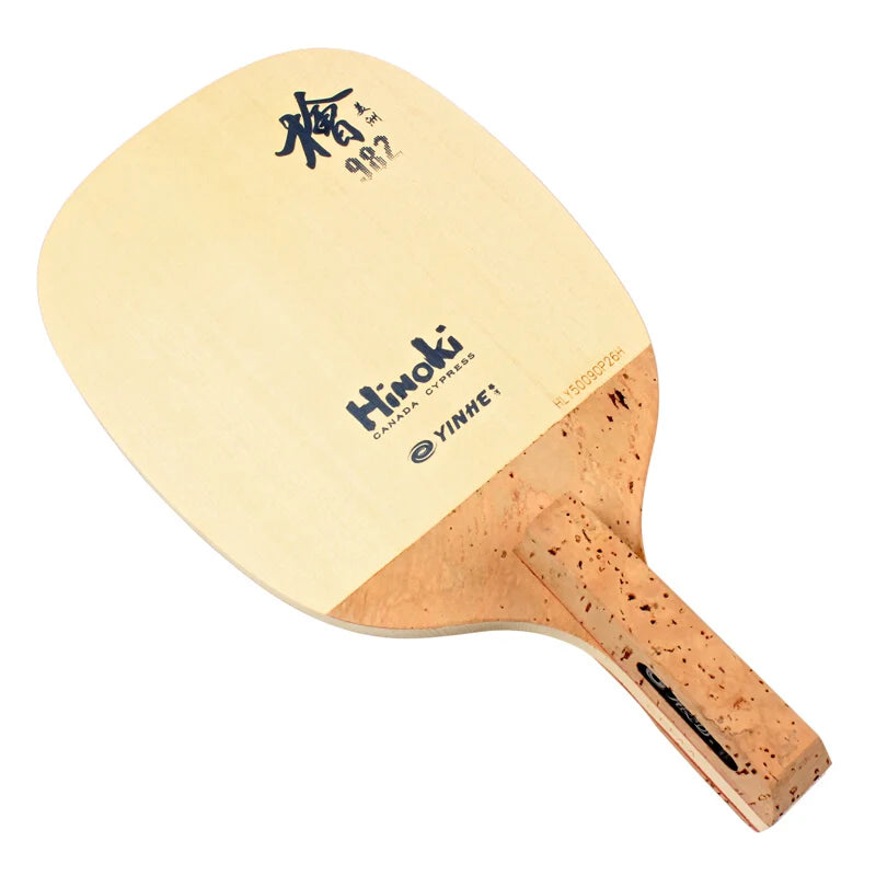Original YINHE 982 Japanese Penhold JS Hinoki Table Tennis Blade 1 Ply SOLID Hinoki Ping Pong Bat Paddle Ping Pong Racket