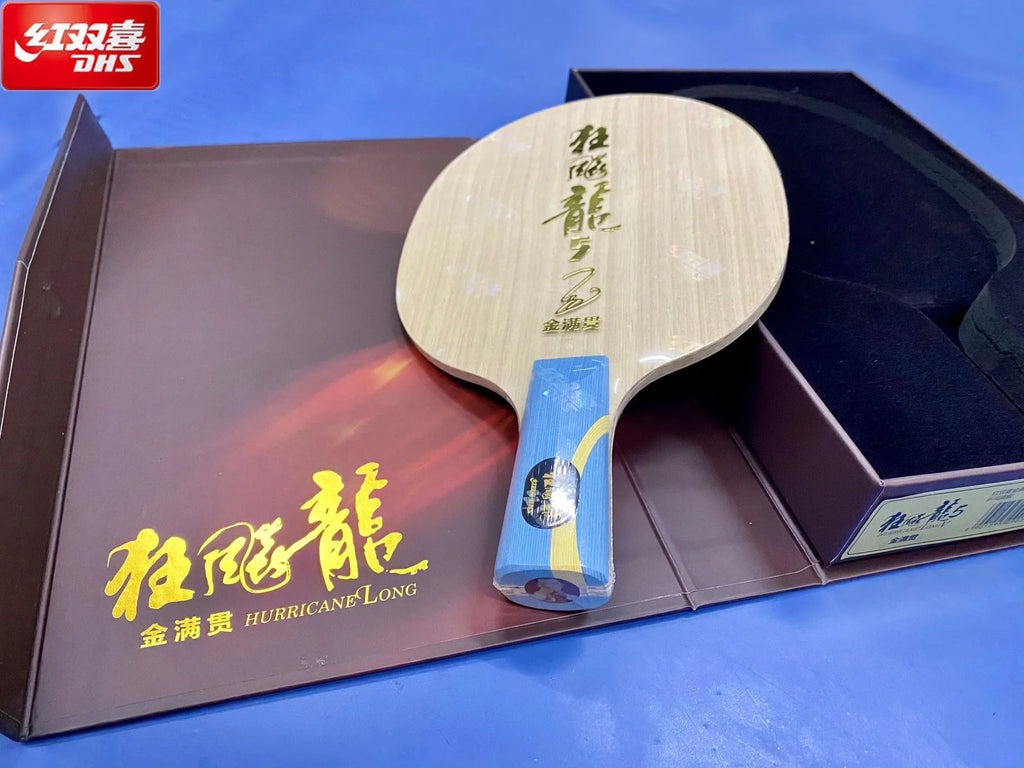 DHS Hurricane Long 5 Golden Slam Table Tennis Blade Gold Special Version Ma Long Ping Pong Paddle