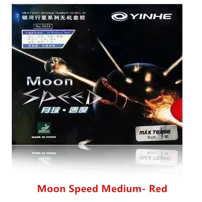 YINHE Galaxy Moon Max Tense Table Tennis Rubber Factory-Tuned Pips-In Ping Pong Rubber with Sponge