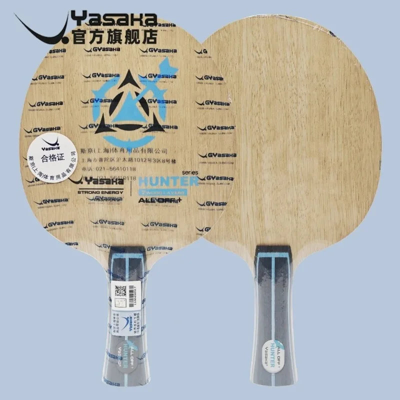 YASAKA Hunter Table Tennis Blade Speed or Power Carbon Fiber Ping Pong Paddle FL CS