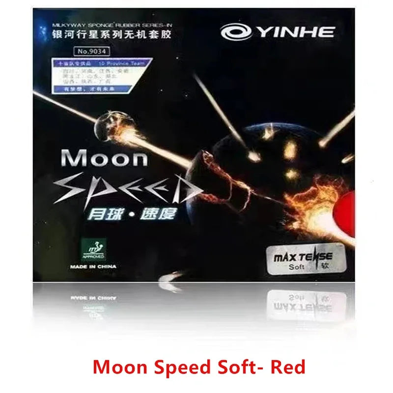 YINHE Galaxy Moon Max Tense Table Tennis Rubber Factory-Tuned Pips-In Ping Pong Rubber with Sponge