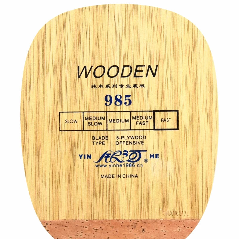 YINHE 985 Table Tennis Blade 5-Ply Wood Japanese Penhold Ping Pong Paddle for Fast Attack