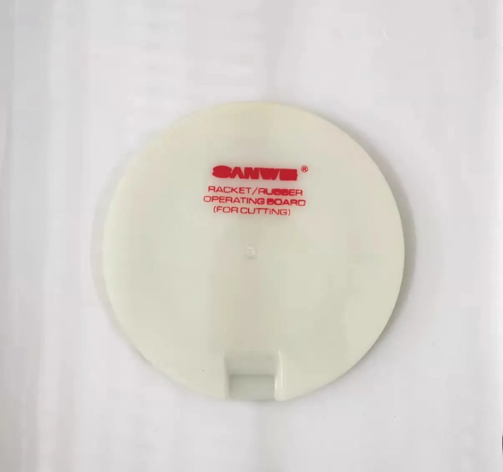 SANWEI Table Tennis Rubber Cutting Table Rotary Platform DIY Ping Pong Racket Assembly Tool