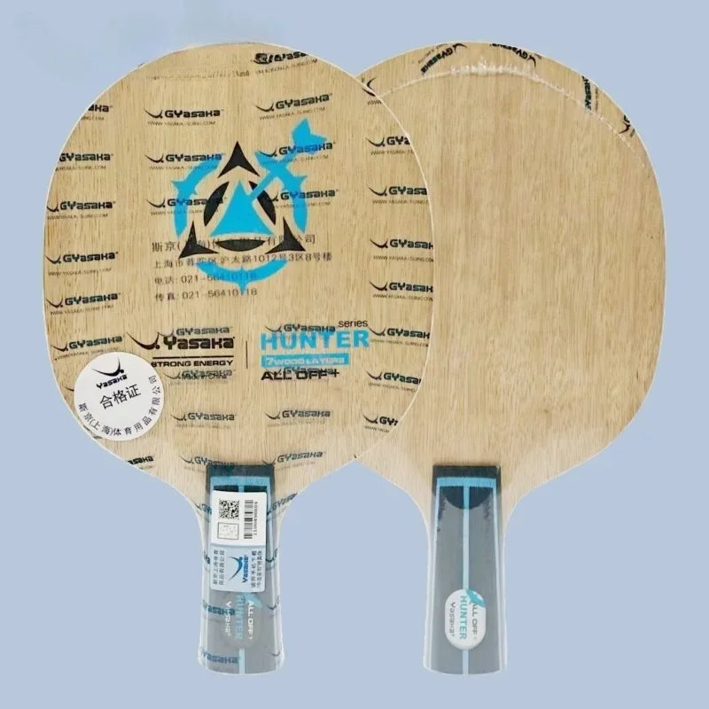 YASAKA Hunter Table Tennis Blade Speed or Power Carbon Fiber Ping Pong Paddle FL CS