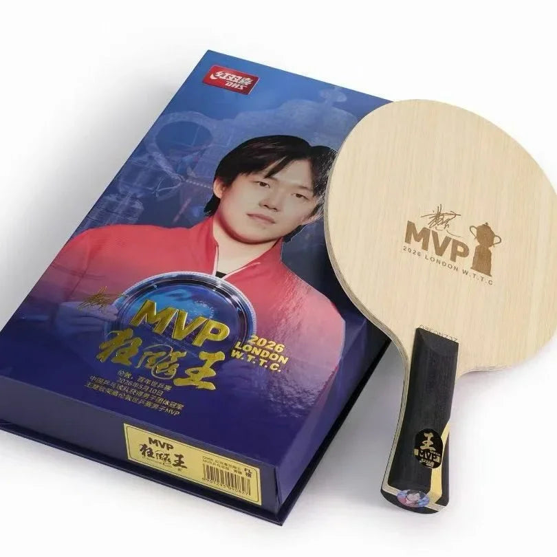 DHS MVP 968 Table Tennis Blade Hurricane Wang Q968 Hurricane S968 Collector Edition Ping Pong Racket with Presentation Box