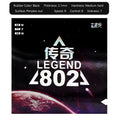 729 Friendship 802 Legend SP Table Tennis Rubber Short Pips-Out Ping Pong Rubber with Elastic Sponge