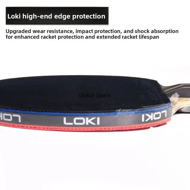 LOKI Liang Jingkun Table Tennis Racket Basalt Carbon Blade with RXTON 9 and Telson Rubbers Ping Pong Paddle