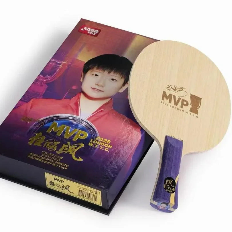 DHS MVP 968 Table Tennis Blade Hurricane Wang Q968 Hurricane S968 Collector Edition Ping Pong Racket with Presentation Box