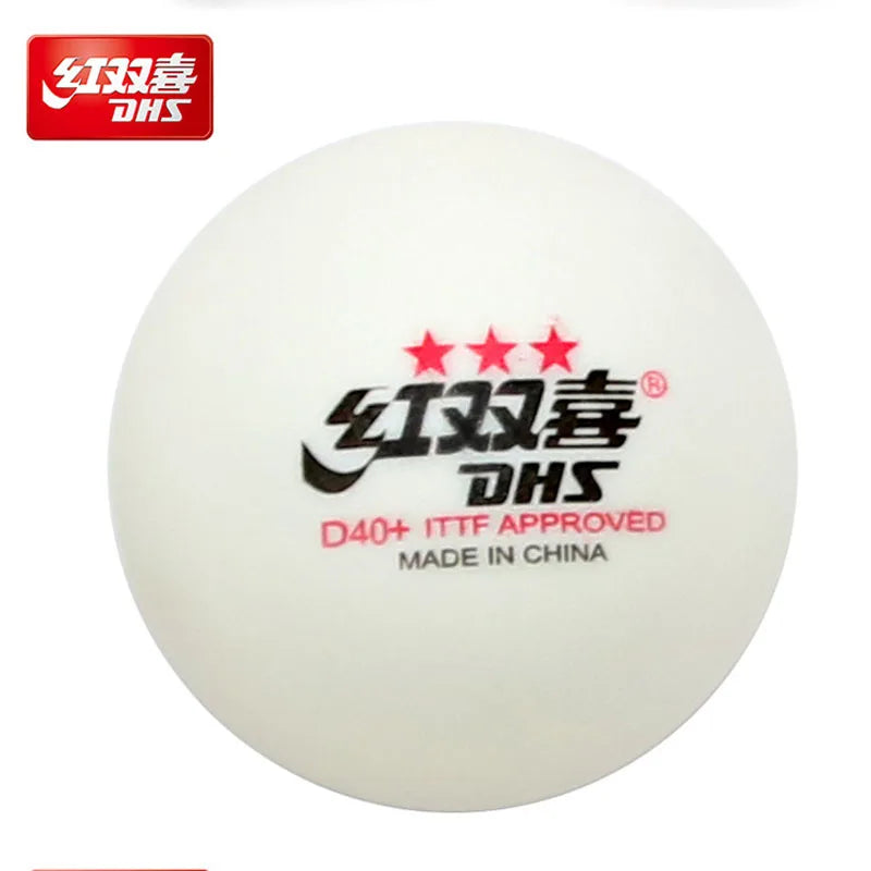 DHS D40+ 3-Star Table Tennis Balls Seamed ABS Plastic Ping Pong Balls