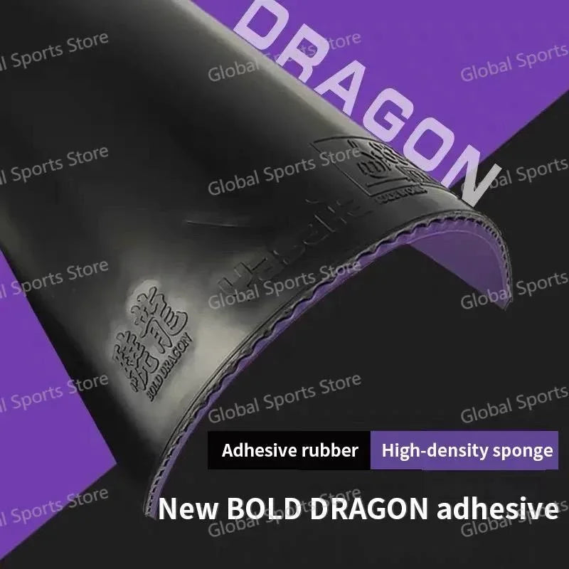 YASAKA BOLD DRAGON Tischtennisbelag Klebrige Noppen innen 2,1mm Schwamm Tischtennisbelag