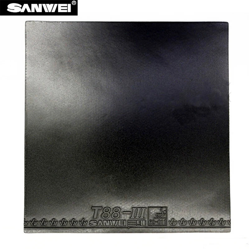 SANWEI T88-III T88-3 Tischtennisbelag Halbklebrig Noppen innen Tischtennis-Gummi mit Schwamm für Loop-Spiel