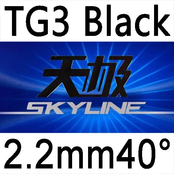 DHS Skyline TG2 TG3 Provincial Table Tennis Rubber Blue Sponge Ping Pong Rubber