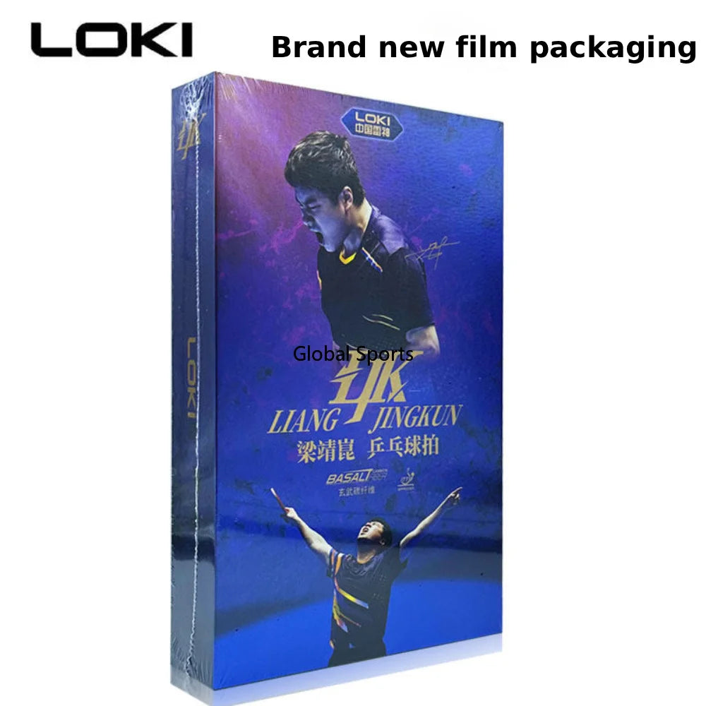 LOKI Liang Jingkun Table Tennis Racket Basalt Carbon Blade with RXTON 9 and Telson Rubbers Ping Pong Paddle