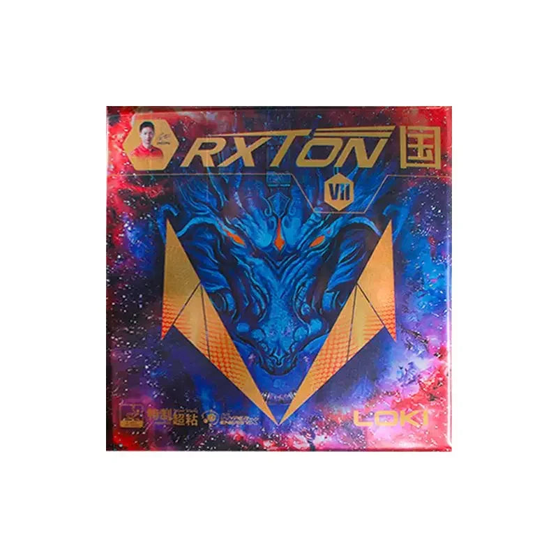 LOKI RXTON 7 Table Tennis Rubber Tacky Ping Pong Rubber with Blue or Red Sponge